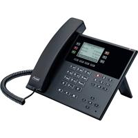 Auerswald COMfortel D-110 Vaste VoIP-telefoon Handsfree, Headsetaansluiting, Optisch belsignaal, PoE Grafisch display Zwart