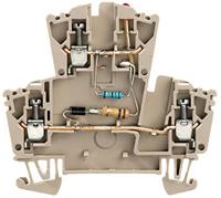 Weidmüller Doppelstock-Durchgangsklemme WDK 2.5 LD/RT 1D 2R 230 8013140000 Beige 25St.