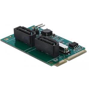 DeLOCK Mini PCIe Converter naar 2xSATA met RAID