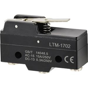 TRU COMPONENTS Microschakelaar 250 V/AC 15 A 1x aan/(aan) Moment 1 stuk(s)