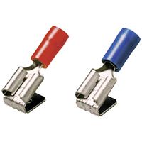 Weidmüller 1491780000 Flachsteckhülse Steckbreite: 6.3mm Steckdicke: 0.8mm Teilisoliert Blau 100St