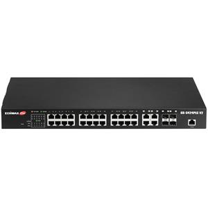 EDIMAX Netzwerk Switch 24 + 4 Port 10 / 100 / 1000MBit/s PoE-Funktion