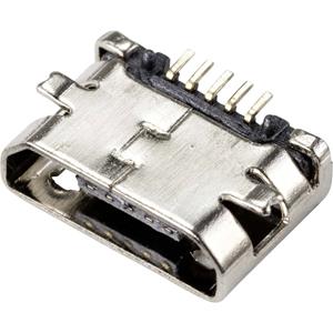 TRU COMPONENTS Inbouwbus micro-USB 2.0 type-B Bus, inbouw horizontaal Micro-USB 2.0 Typ-B TC-9201376  Inhoud: 1 stuk(s)