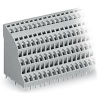 WAGO 738-204 Vierstockklemme 2.50mm² Polzahl (num) 16 Grau 36St.