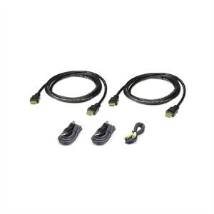 ATEN KVM Aansluitkabel [1x HDMI-stekker, USB-A 2.0 stekker, Jackplug male 3.5 mm - 1x HDMI-stekker, Jackplug male 3.5 mm, USB 2.0 bus B] 1.80 m