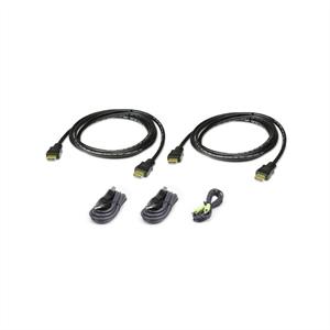 ATEN KVM Anschlusskabel [1x HDMI-Stecker, USB 2.0 Stecker A, Klinkenstecker 3.5mm - 1x HDMI-Stecker,