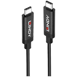 Lindy 43308 USB-kabel 5 m USB 3.2 Gen 2 (3.1 Gen 2) USB C Zwart
