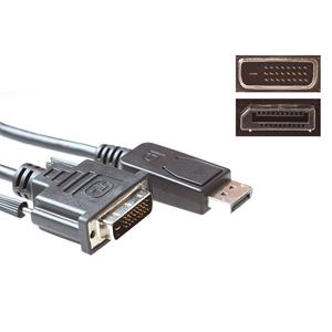 ACT DisplayPort verloopkabel, DP-DVI, M/M