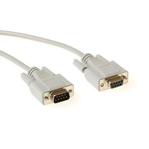 ACT Serial printercable 9-pin D-sub male - 9-pin D-sub female 3 m