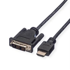 Roline DVD Cable - Videokabel - HDMI / DVI - 1 m