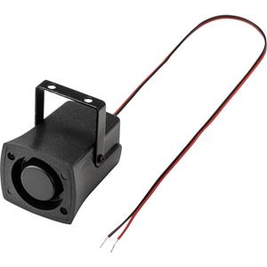 trucomponents TRU COMPONENTS TC-9202104 Piezo-Signalgeber Geräusch-Entwicklung: 105 dB Spannung: 12V Sirenenton 1