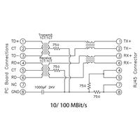 Weidmüller Buchse RJ45M R1V 3.3N4N TY Schwarz 2636810000 120St.