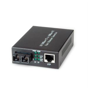 VALUE Fast Ethernet Converter, RJ45 - SC |