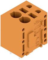 Weidmüller 1331430000 Federkraftklemmblock 2.5mm² Polzahl (num) 2 Orange 130St.