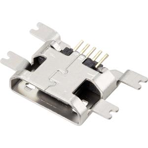 trucomponents TRU COMPONENTS Einbaubuchse Micro-USB 2.0 SMD Buchse, Einbau horizontal Micro-USB 2.0 SMD TC-9201988