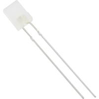 HuiYuan 2534W2D-KHD-C LED bedrahtet Weiß Rechteckig 2 x 5mm 1250 mcd 120° 20mA