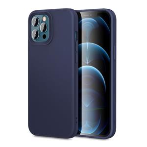 ESR Cloud iPhone 12 Pro Max Liquid Siliconen Hoesje - Blauw