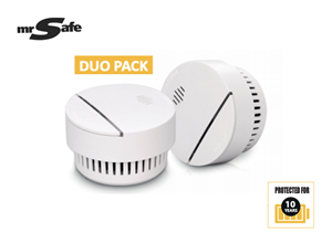 Mr Safe Draadloze Rookmelder Sd-100 - Duopack