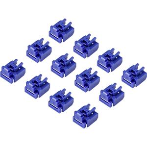 Renkforce RF-4695228 RJ45 LAN-poortslot Set van 12 stuks Blauw