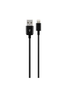 goobay Lightning USB kabel voor Apple iPhone, iPad en iPod 1m Zwart