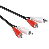 Pro RCA Stereo Cable - Black - 20m