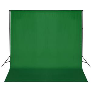 vidaXL Achtergrondsysteem 600x300 cm groen