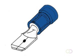 Velleman Mannelijke Connector 6.4Mm Blauw