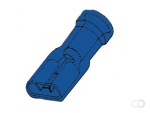Velleman Geïsoleerde Vrouwelijke Connector 6.4Mm Blauw