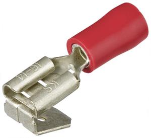 Knipex 9799090 Steekverdeler - Plat - 6,3x0,8 mm² - 0,5-1,0 mm² - Rood (100st)