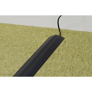 Kabelbrug CABLEPRO, GP1, zwart, 1 kanaal, 14 x 7 mm, lengte 9 m