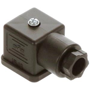 Molex 1210230341 mPm DIN Valve Connector, Form A-18mm, PG9 Internal Threads, 3 Pole Plus Ground Term