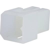 Molex 03062024 1.57mm Diameter Standard .062 Pin and Socket Plug Housing, 2 Circuits, with Pre-bent Mounting Ears, Natu