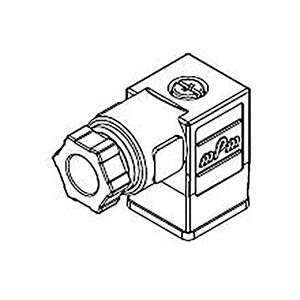 Molex 1210230467 mPm DIN Valve Connector, Form C-Micro 9.4mm, PG7 Internal Threads, 3 Pole Plus Ground Terminal, 250V AC/3