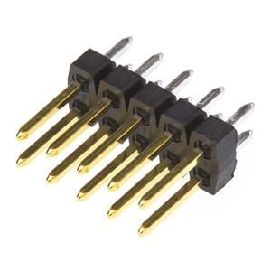 Molex 901310765 2.54mm Pitch C-Grid III Header, Dual Row, Vertical, 10 Circuits, 0.38µm Gold (Au) Selective Plating