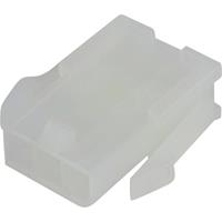 Molex 39014032 Mini-Fit Jr. Plug Housing, Single Row, 3 Circuits, UL 94V-2, with Panel Mounting Ears, Natural