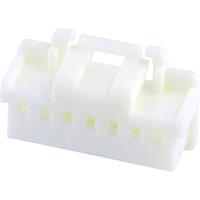 Molex 5023510700 DuraClik Wire-to-Board Receptacle Housing, Single Row, 7 Circuits, Natural