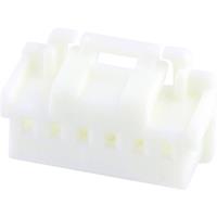 Molex 5023510600 DuraClik Wire-to-Board Receptacle Housing, Single Row, 6 Circuits, Natural