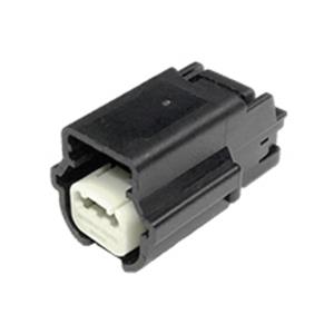 Molex 314033700 2.54mm MX64 Sealed Single Row Crimp Housing, MX64 Terminal, Black, 3 Circuits, Key D, without CPA Lock
