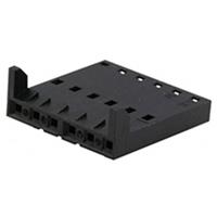 Molex 50579502 SL Crimp Housing, Single Row, Version H, Polarized Friction Lock, 2 Circuits, Black