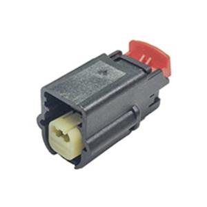 Molex 314032110 2.54mm MX64 Sealed Single Row Crimp Housing, MX64 Terminal, Black, 2 Circuits, Key A, with CPA Lock