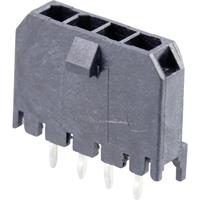 Molex 436500415 Micro-Fit 3.0 Vertical Header, 3.00mm Pitch, Single Row, 4 Circuits, with PCB Polari