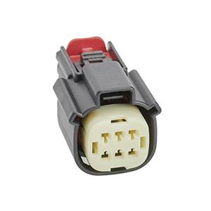 Molex 334720601 MX150 Mat-Sealed Female Connector Assembly, Dual Row, 6 Circuits, Keying Option A, without Connector Posi
