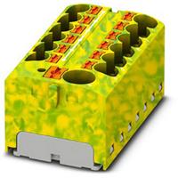 phoenixcontact Phoenix Contact PTFIX 10/12X4 GNYE 1153438 Verteilerblock Polzahl (num): 13 0.2mm² 6mm² Grün-Gelb