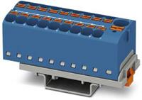 phoenixcontact Phoenix Contact PTFIX 10/18X4-NS35 BU 3273638 Verteilerblock Polzahl (num): 19 0.2mm² 6mm² Blau 8S