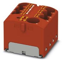 phoenixcontact Phoenix Contact PTFIX 10/6X4 RD 3273860 Verteilerblock Polzahl (num): 7 0.2mm² 6mm² Rot 8St.