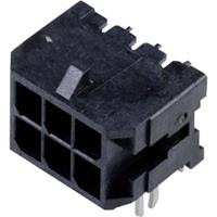 Molex 430450623 Male header, inbouw (standaard) Totaal aantal polen: 6 Rastermaat: 3 mm Inhoud: 1 stuk(s) Tray