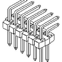 Molex Stiftleiste (Standard) Anzahl Reihen: 2 901220768 Tray