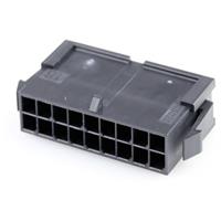 Molex Buchsengehäuse-Kabel Polzahl Gesamt 18 Rastermaß: 3mm 430201800 Bag