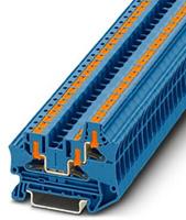 phoenixcontact Phoenix Contact PTV 4-TWIN BU 1088732 Durchgangsreihenklemme Polzahl (num): 2 0.2mm² 6mm² Blau 50S