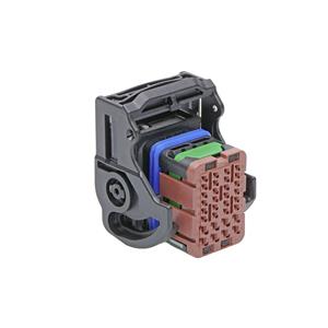 Molex 643191219 .635mm, 1.50mm, CMC Receptacle, 32 Circuits, Left Wire Output, Brown Coding, Mat Sealed